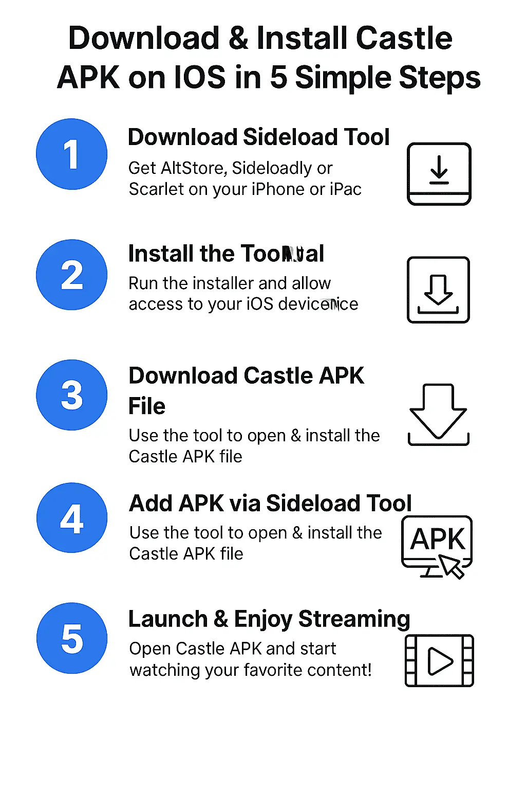 For IOS 2 Castle for IOS infogarpgics