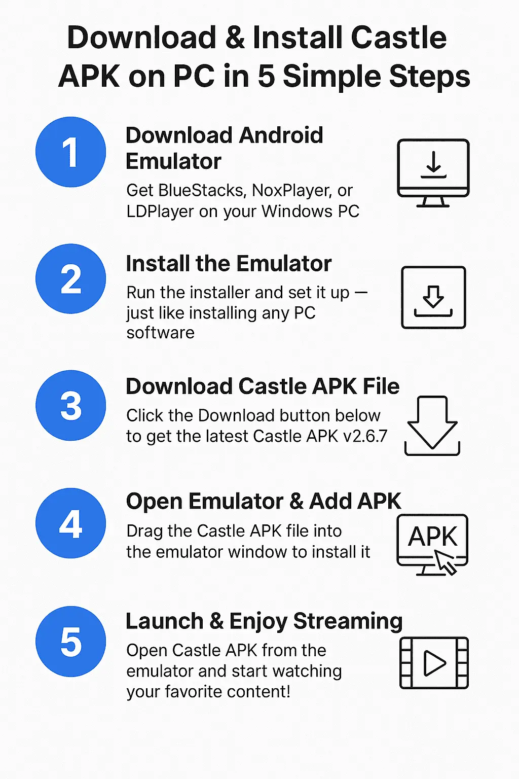 Castle for PC 2 detailed image of Infographic castle for PC page